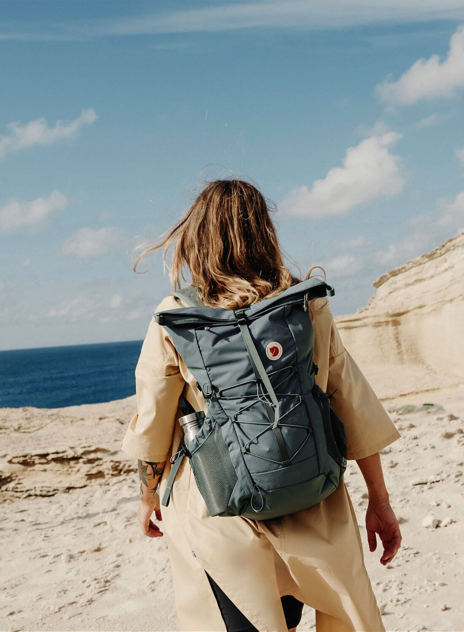 Рюкзак туристичний Fjallraven Abisko Hike Foldsack - navy