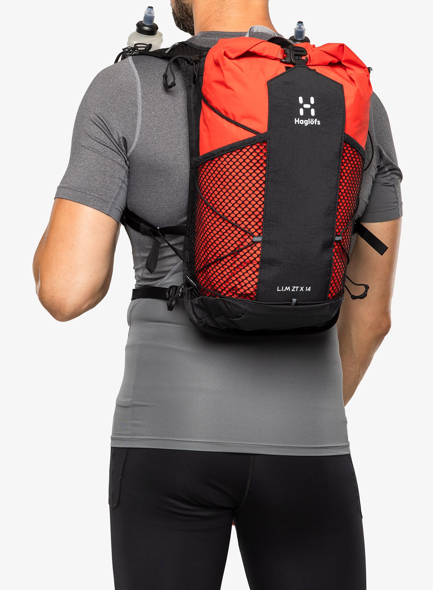 Рюкзак туристичний Haglofs L.I.M ZT 14 - true black/zenith red