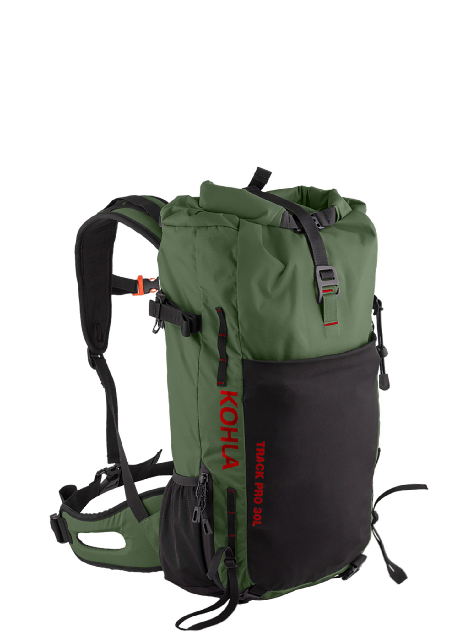 Рюкзак туристичний Kohla Track Pro 30L - bronze green/flm scarlt/cav