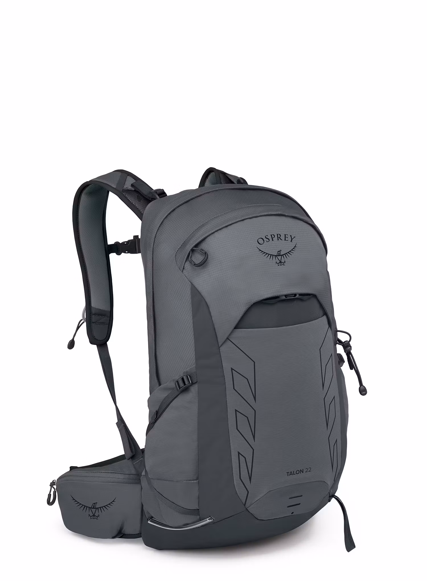 Рюкзак туристичний Osprey Talon 22 - phantom grey dark charcoal