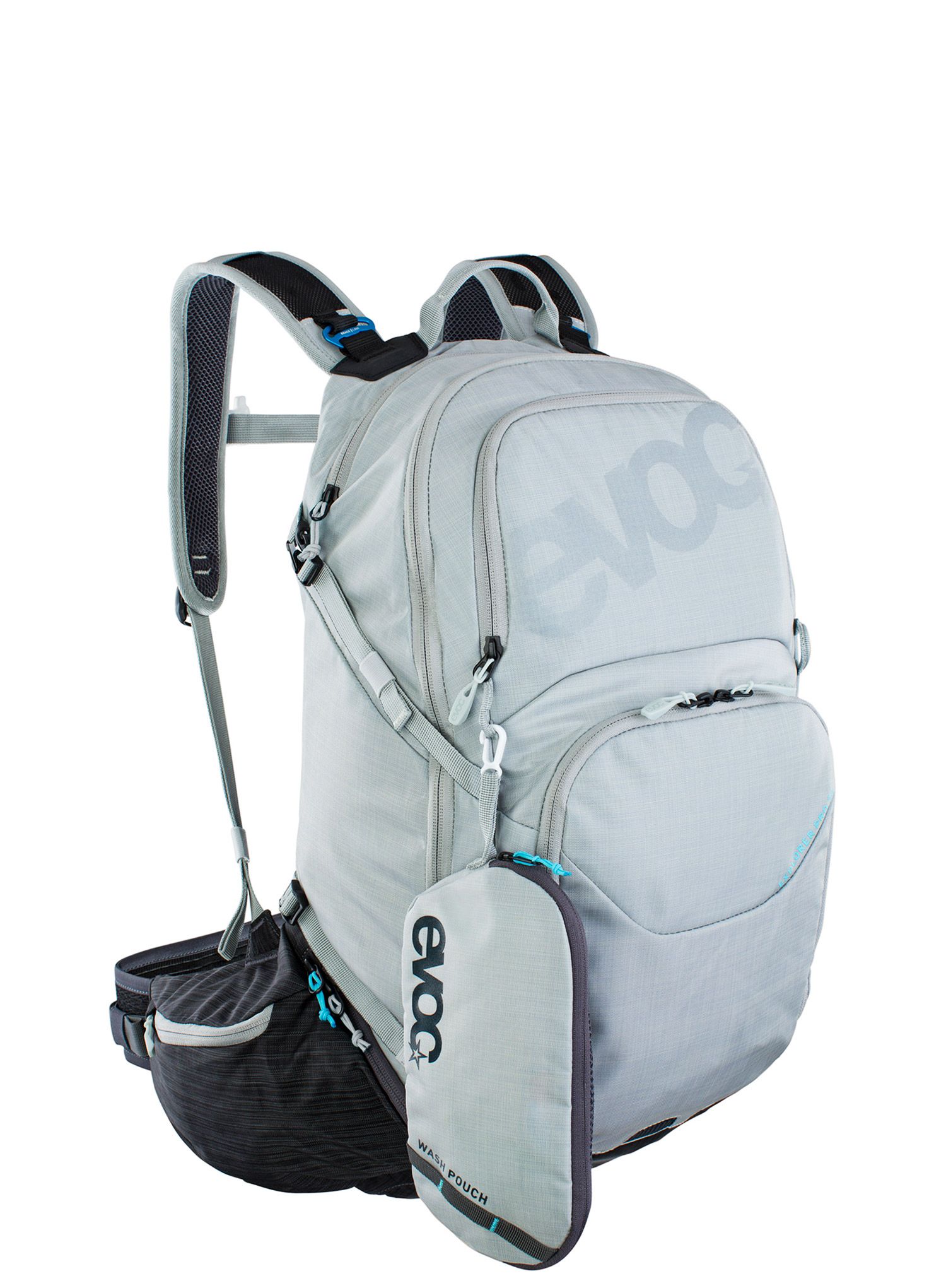 Велорюкзак Evoc Explorer Pro 30 - silver/carbon grey