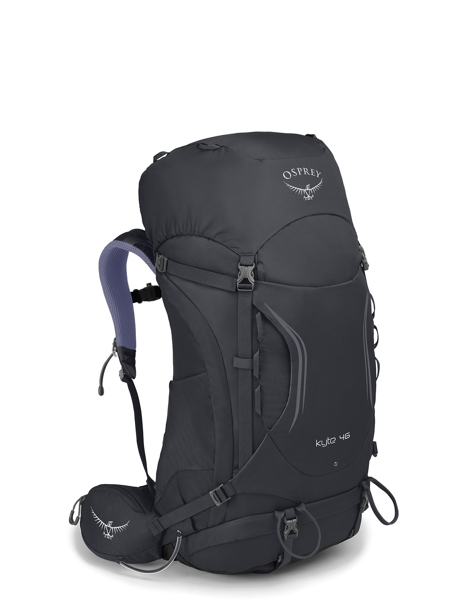 Рюкзак туристичний жіночий Osprey Kyte 46 - siren grey