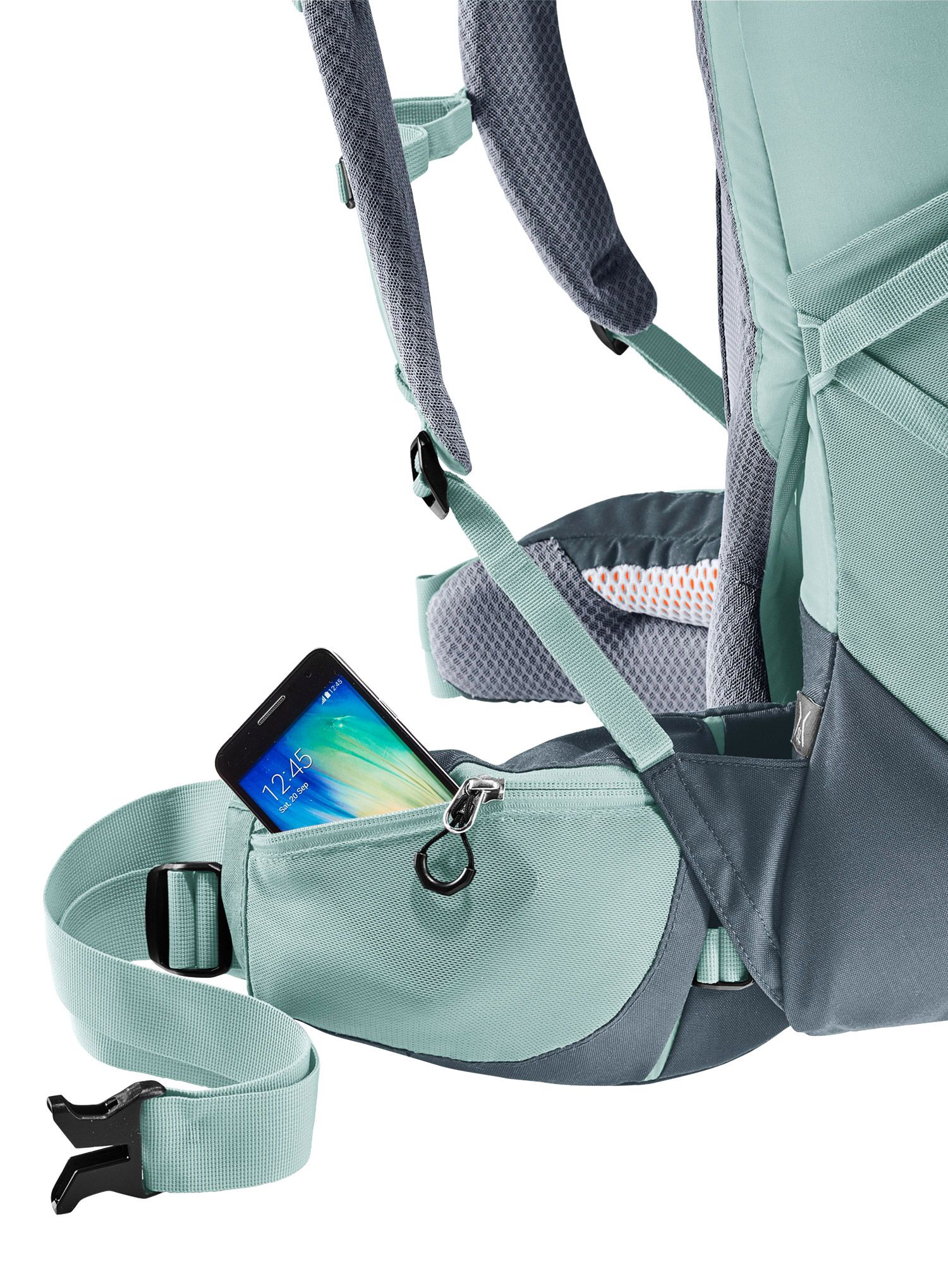 Рюкзак туристичний жіночий Deuter Aircontact Core 35+10 SL - jade/graphite