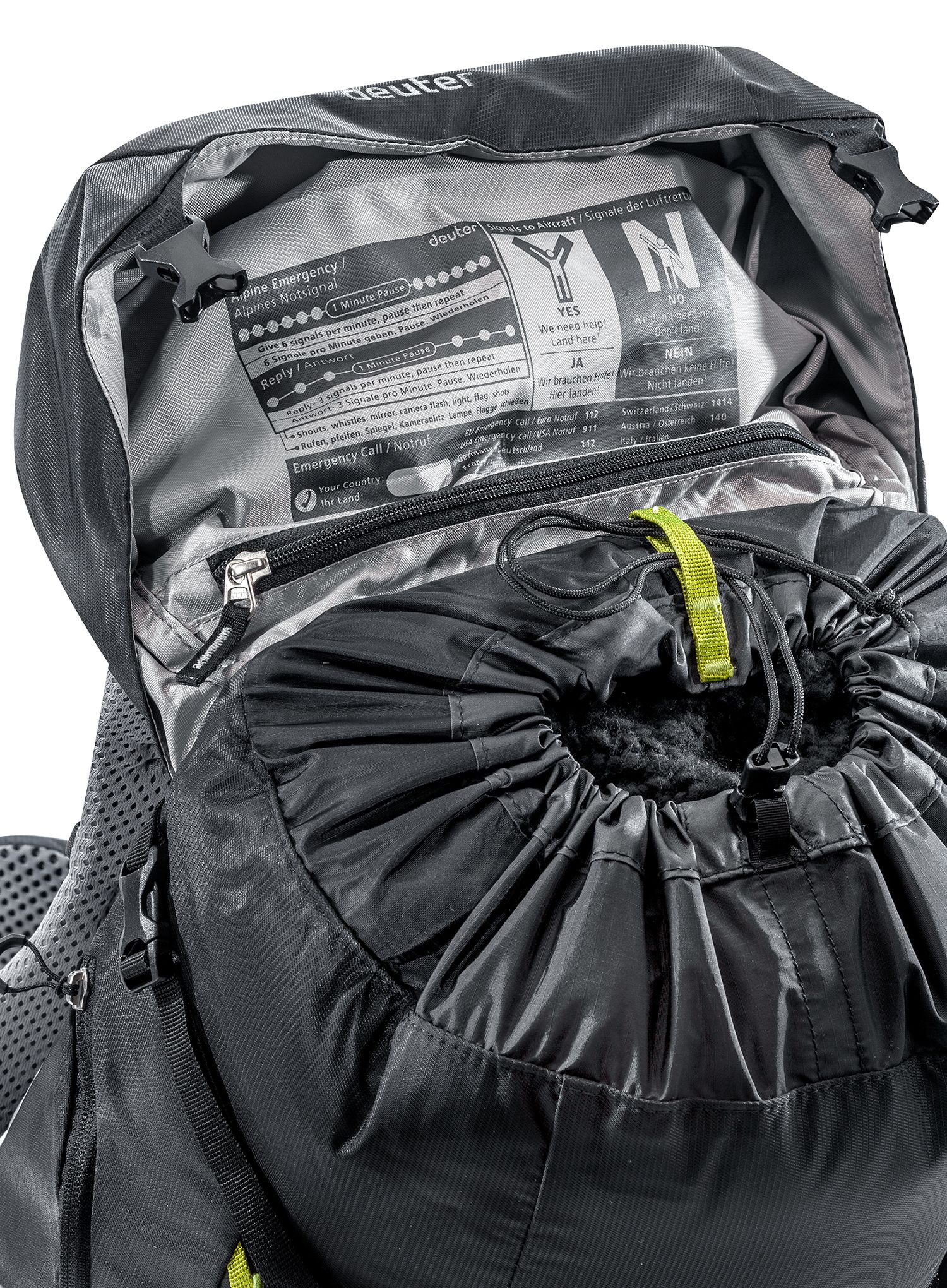Рюкзак туристичний Deuter Trail Pro 36 - black/graphite