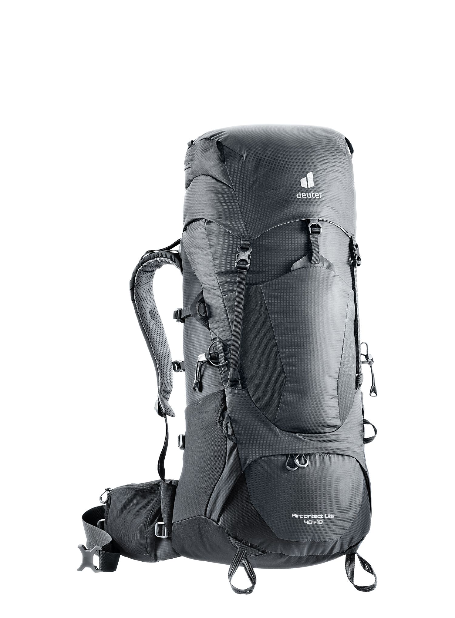 Рюкзак туристичний Deuter Aircontact Lite 40 + 10 - black/graphite
