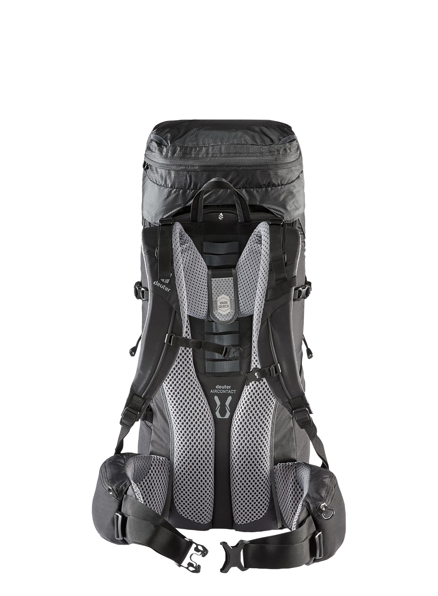 Рюкзак туристичний Deuter Aircontact Lite 40 + 10 - black/graphite