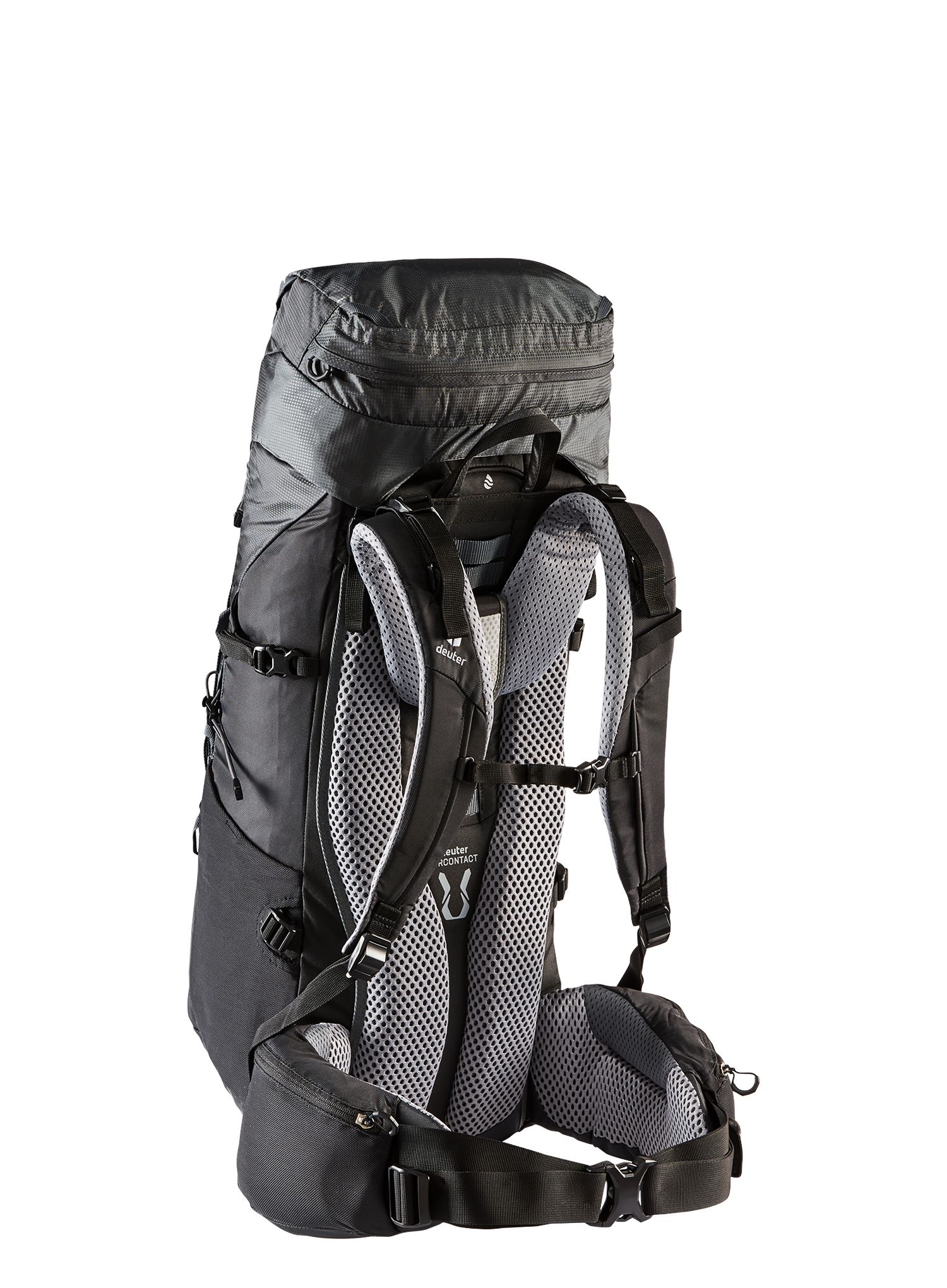 Рюкзак туристичний Deuter Aircontact Lite 40 + 10 - black/graphite