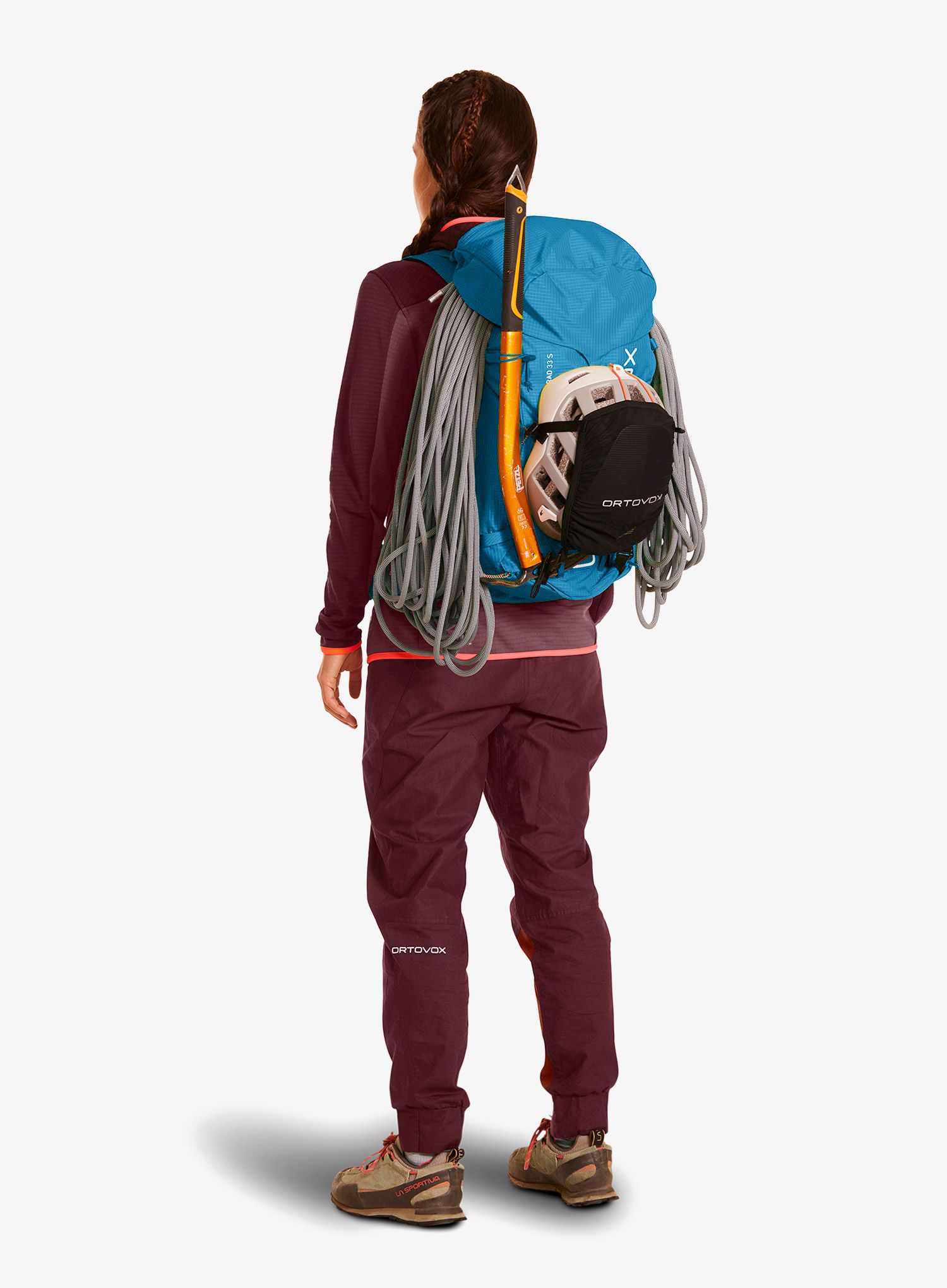 Рюкзак для скелелазіння Ortovox Trad 33 S - heritage blue