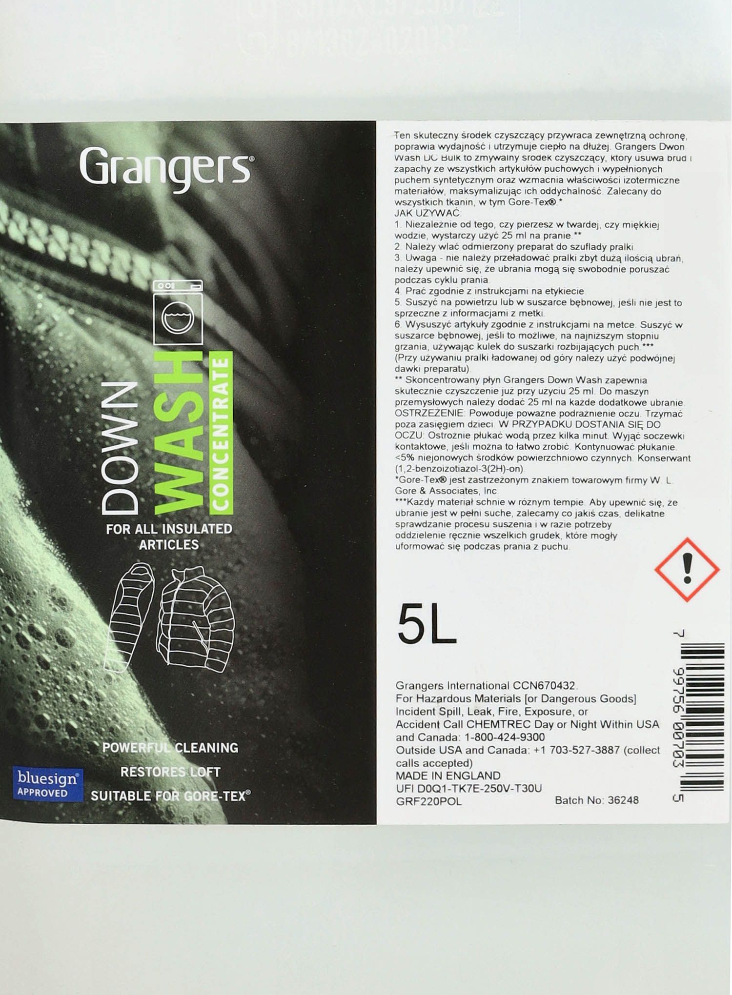Рідина для прання Grangers Down Wash 5 l