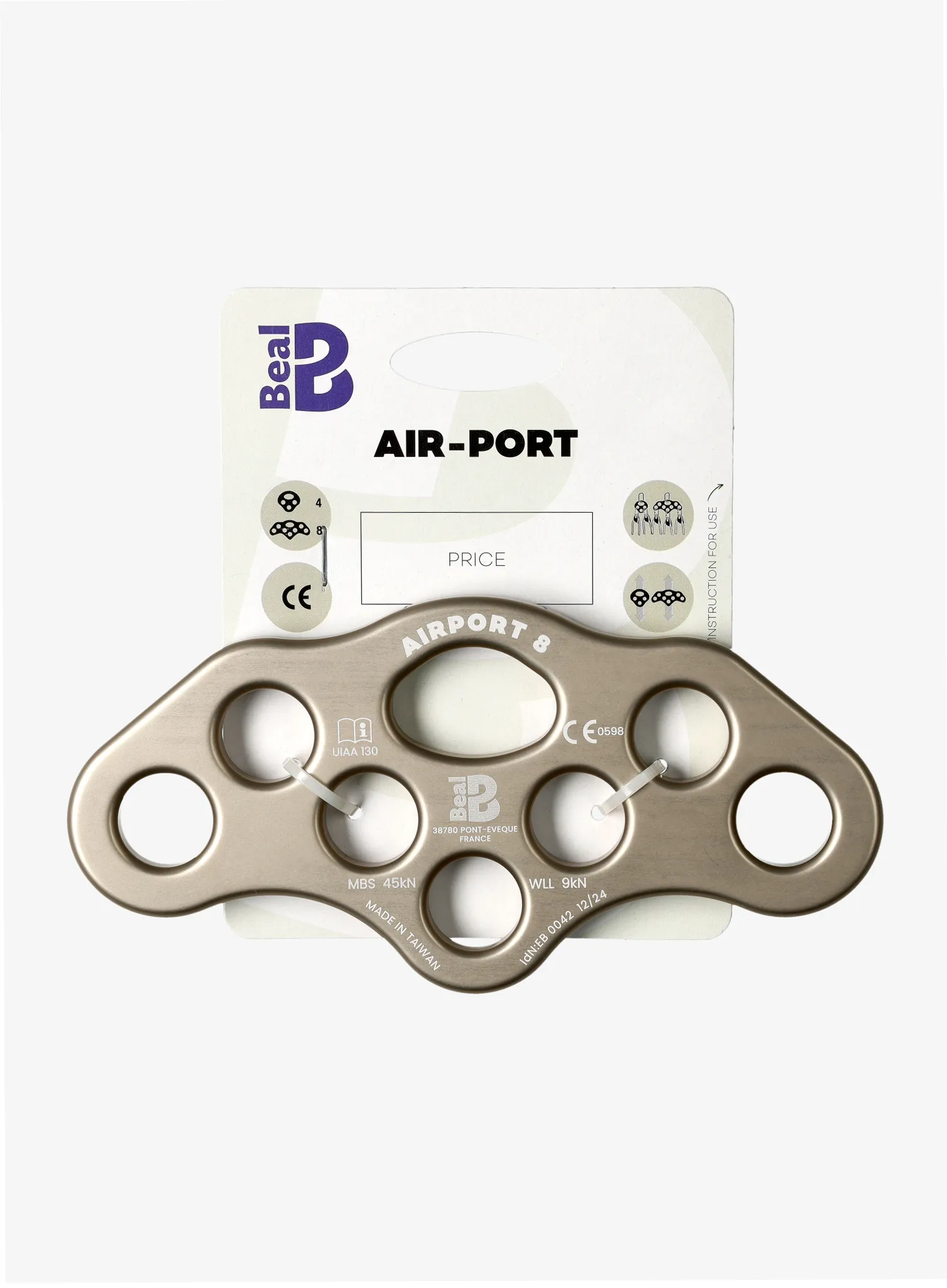 Шлямбурне вухо Beal Air-Port 8 - stone