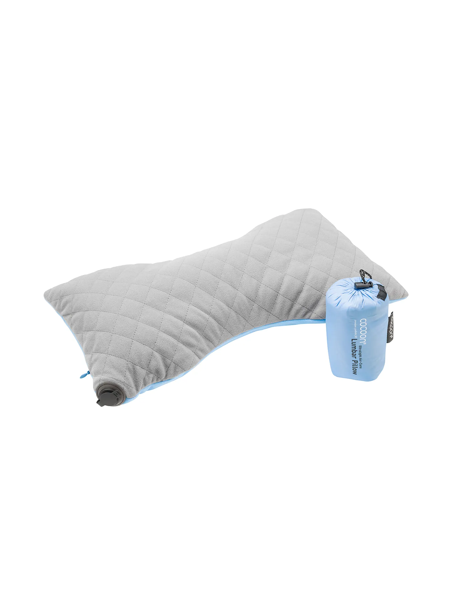 Подушка туристична Cocoon Lumbar Support Pillow - light blue/grey