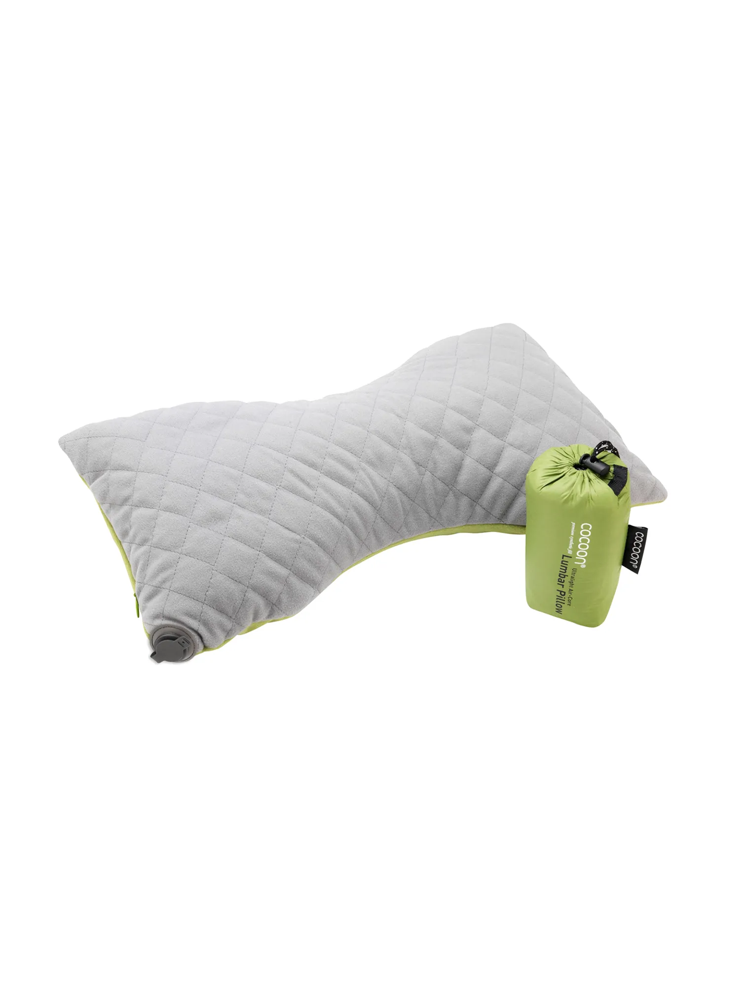 Подушка туристична Cocoon Lumbar Support Pillow - wasabi/grey