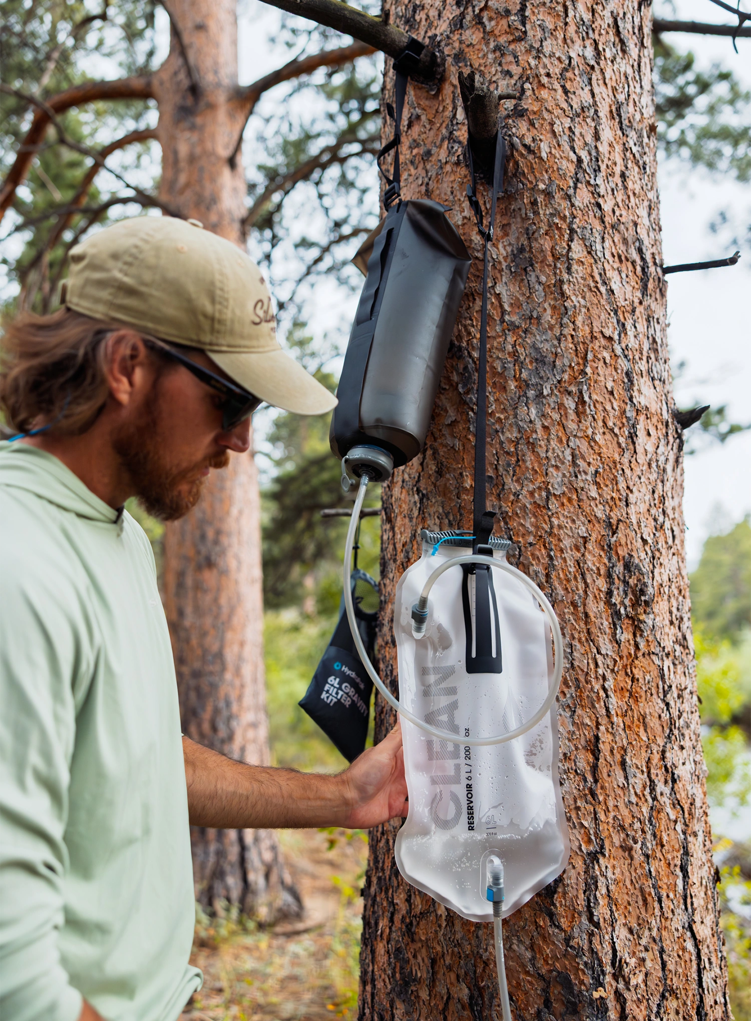 Контейнер для води HydraPak Seeker+ Gravity Filter Kit - mammoth grey