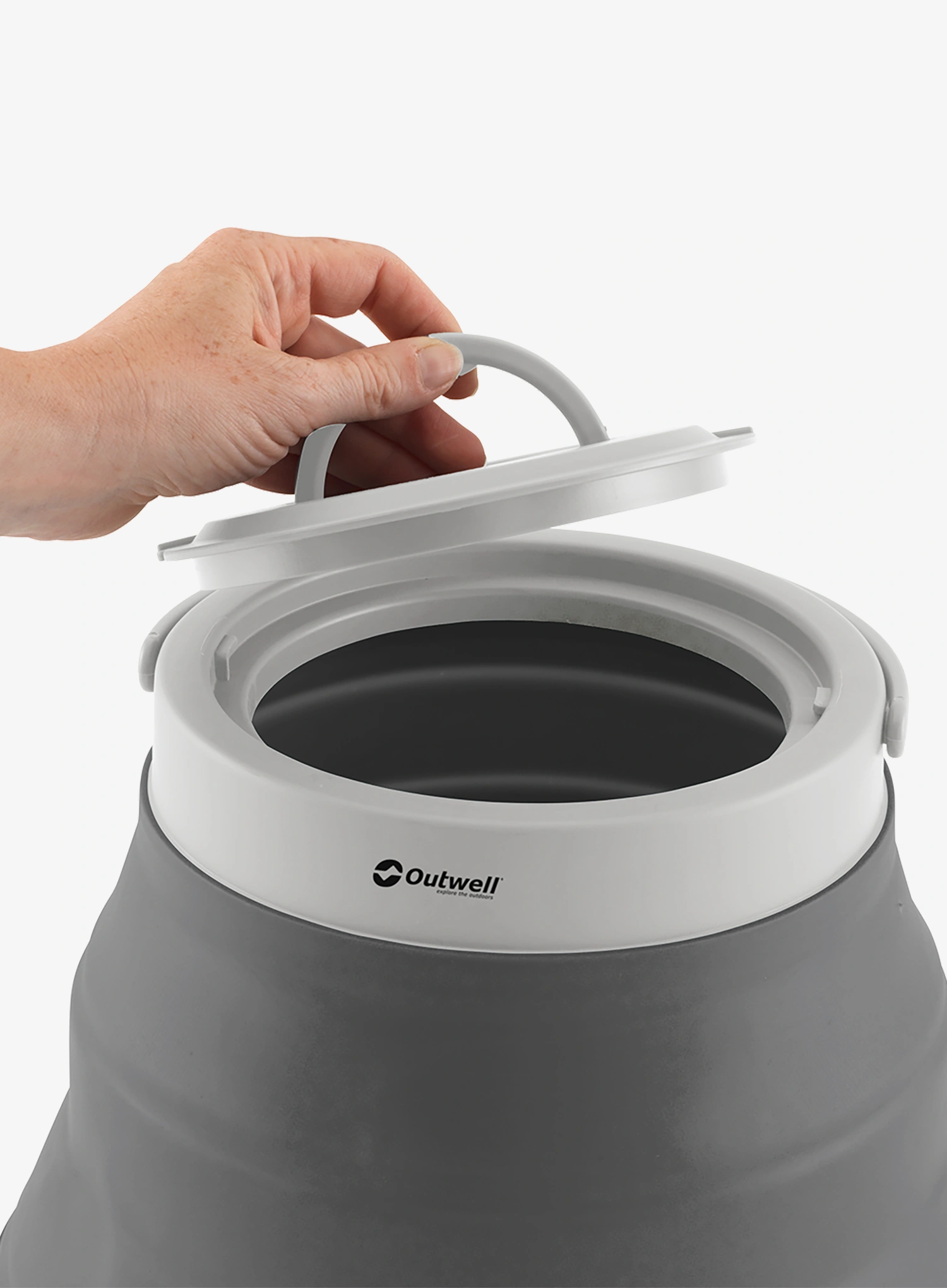 Контейнер для води Outwell Collaps Water Carrier 12 L - grey mist
