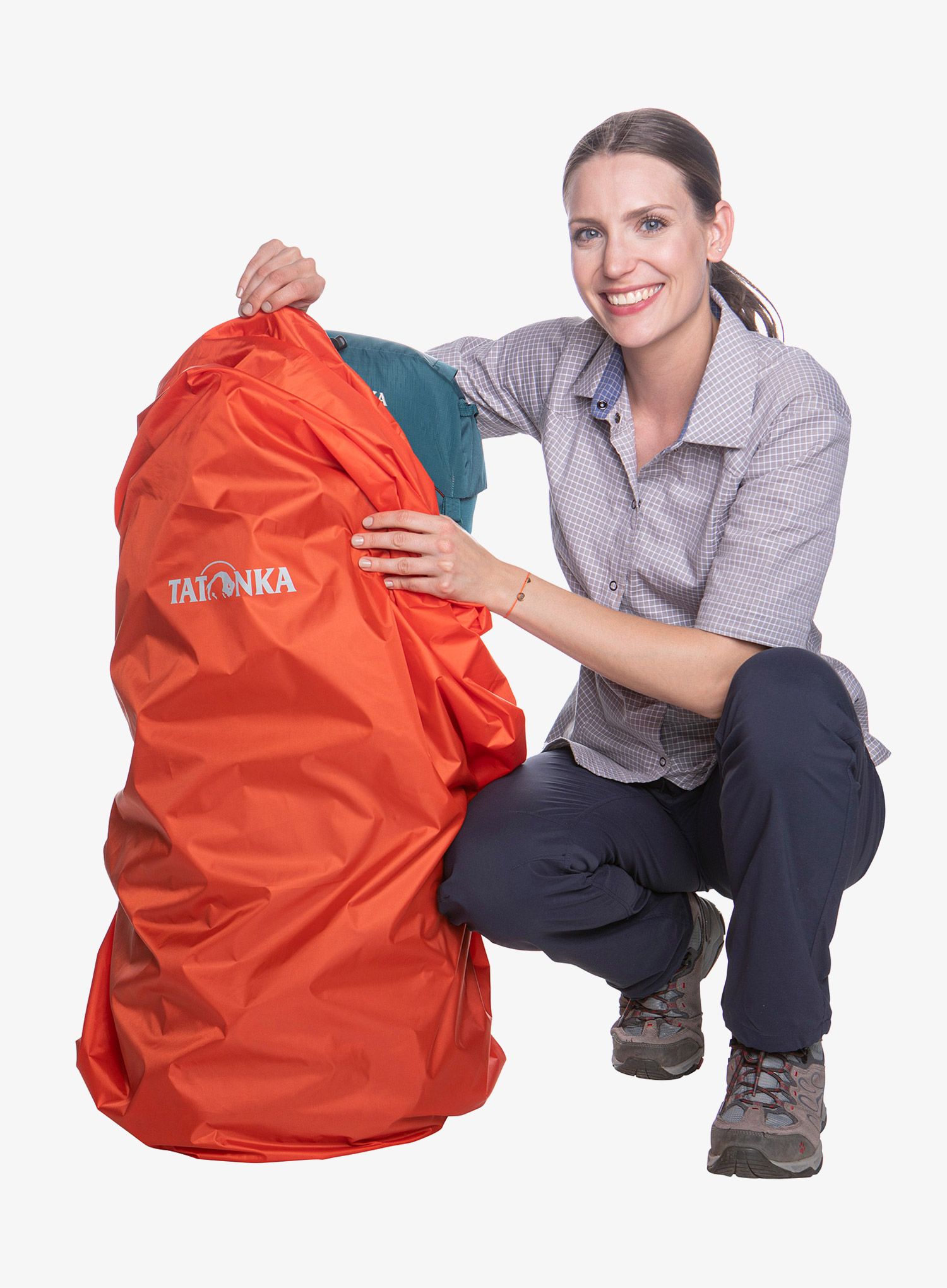 Чохол для рюкзака Tatonka Rain Cover 70-90 - red/orange