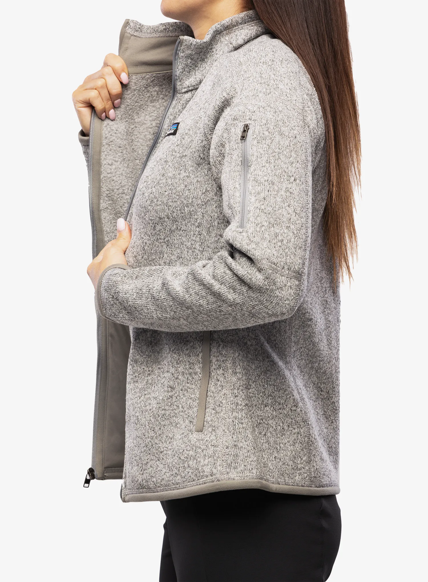 Фліска жіноча Patagonia Better Sweater Jacket - birch white