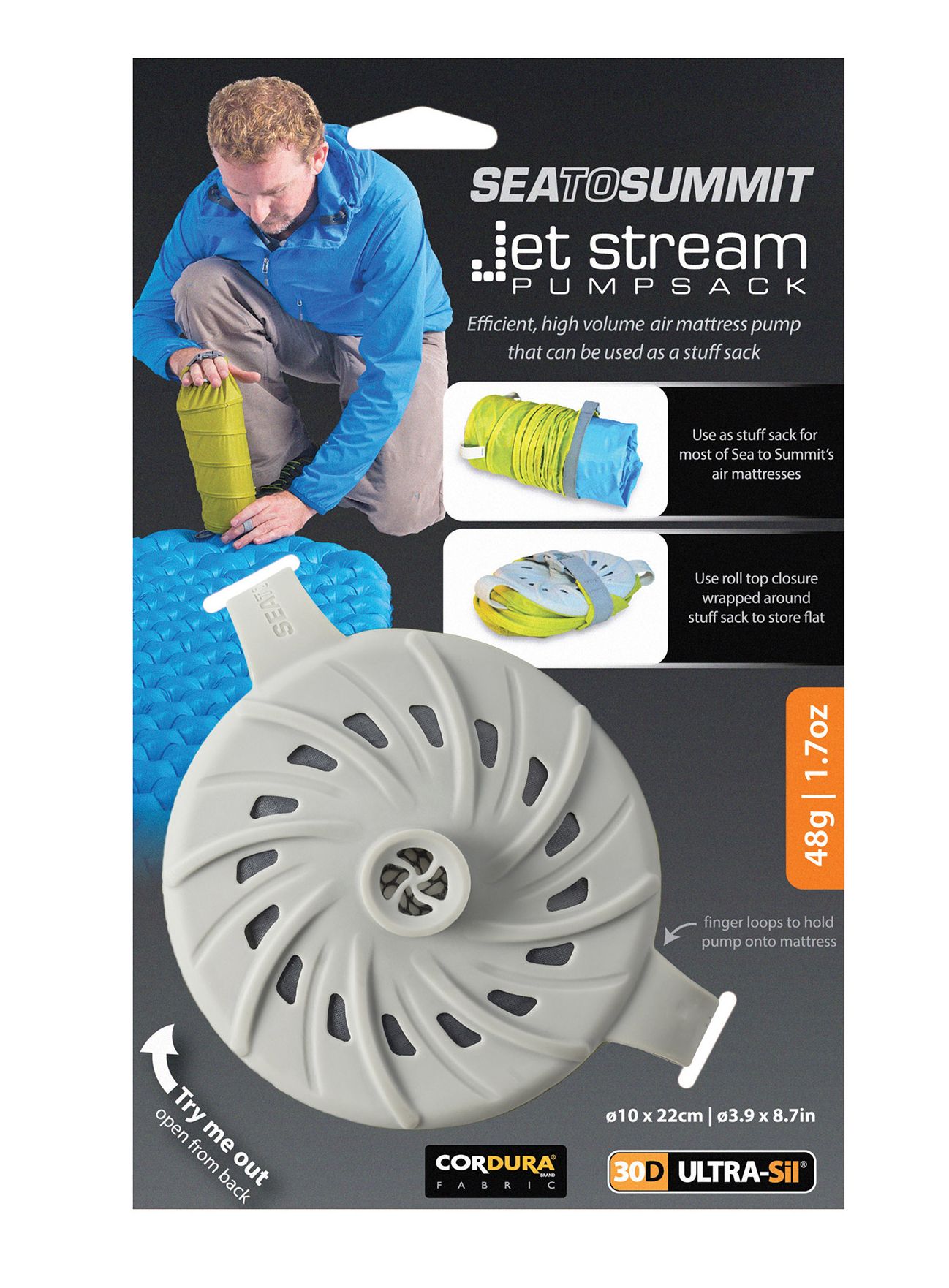 Насос для матраца Sea To Summit Jet Stream Pump Sack - lime