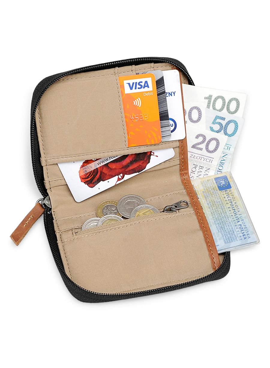 Гаманець туристичний Fjallraven Zip Wallet - dark grey