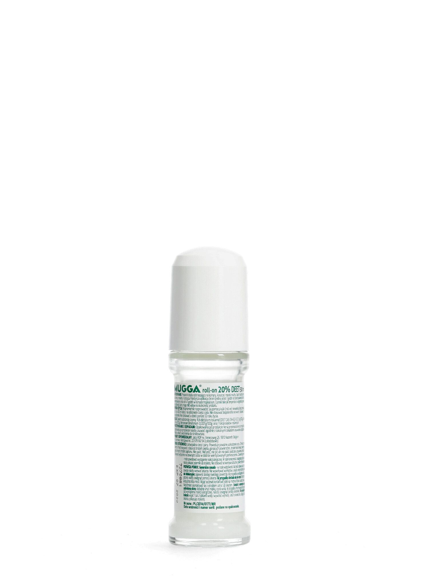 Засіб від комарів та кліщів MUGGA Roll-On 20% 50 ml