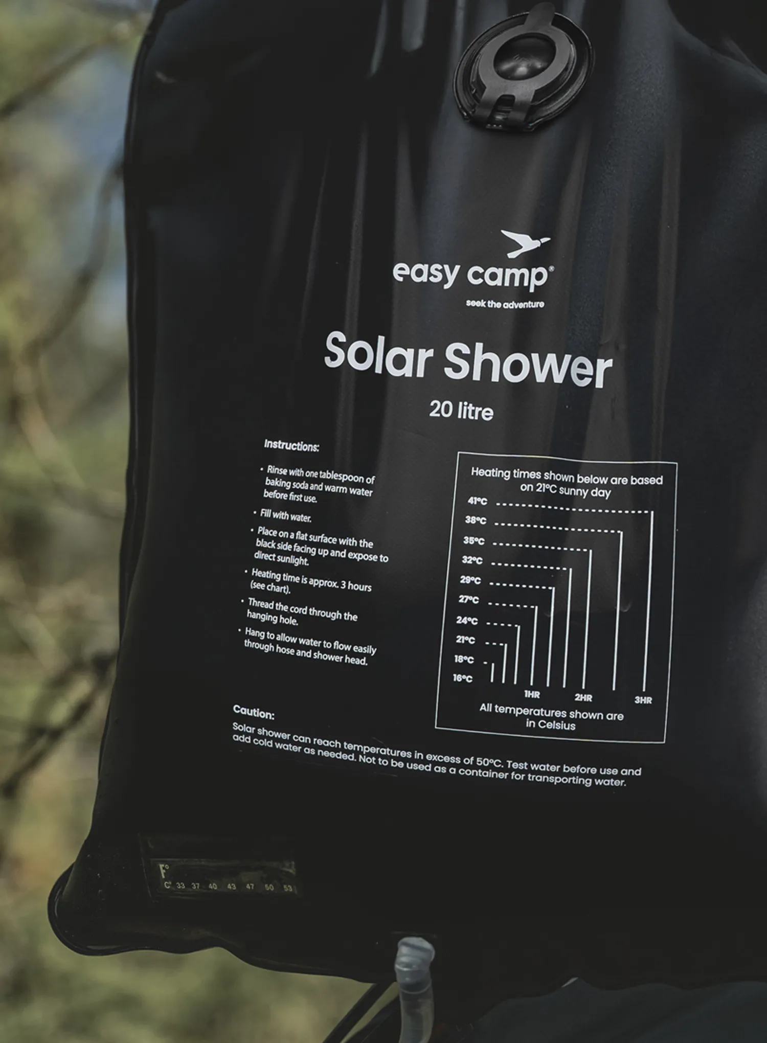 Душ Easy Camp Solar Shower - black