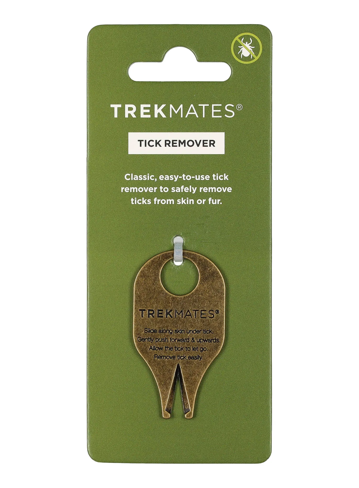 Пристрій для усування кліщів Trekmates Tick Remover - brass