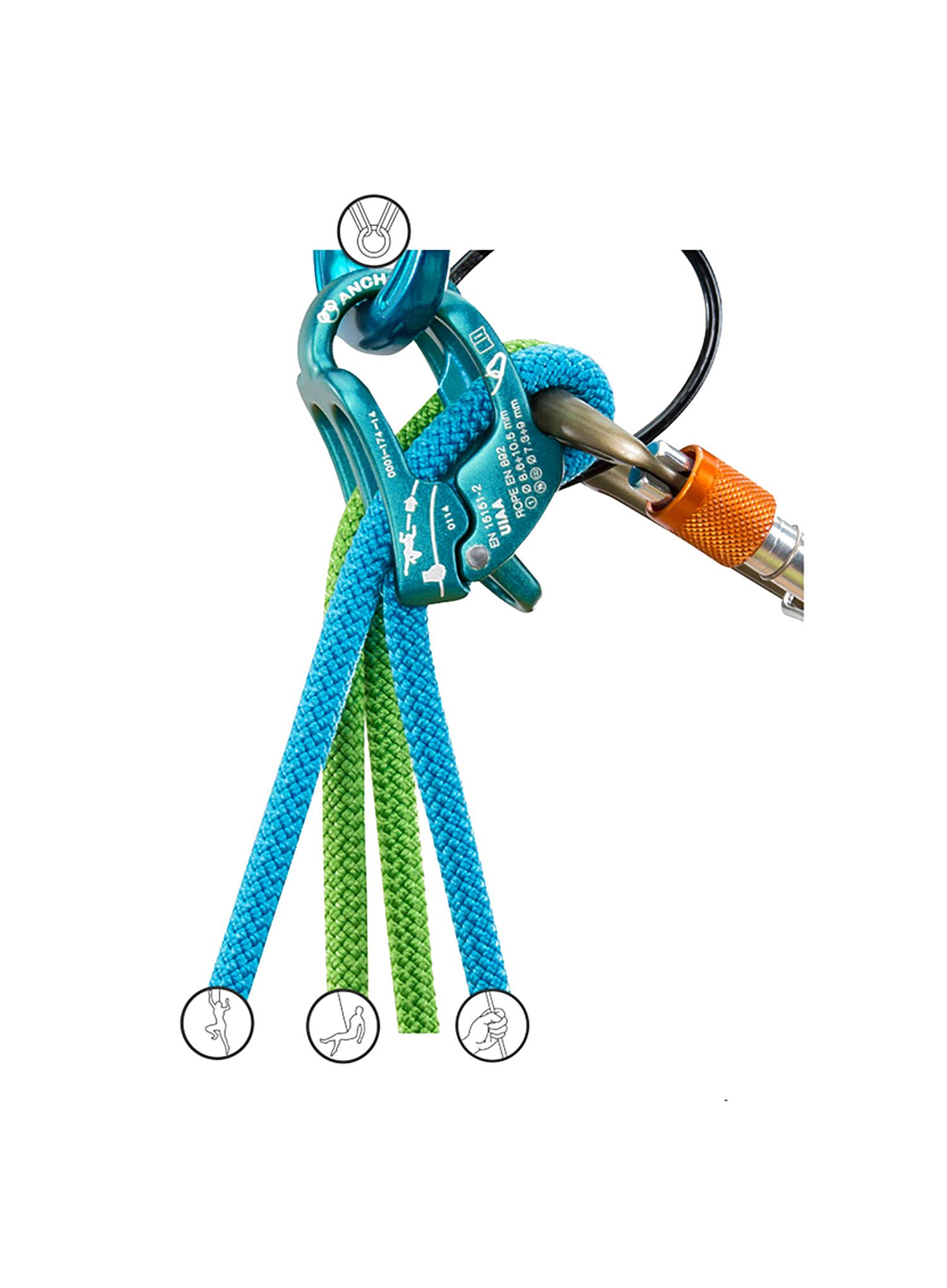 Спусковий пристрій Climbing Technology Be-Up - blue