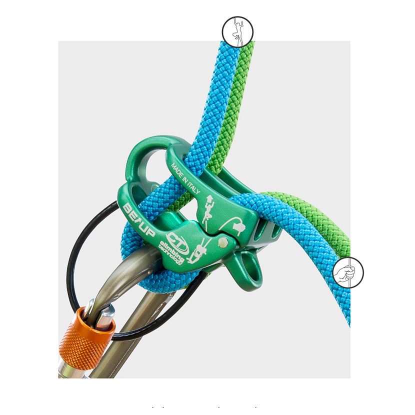 Спусковий пристрій Climbing Technology Be-Up - green
