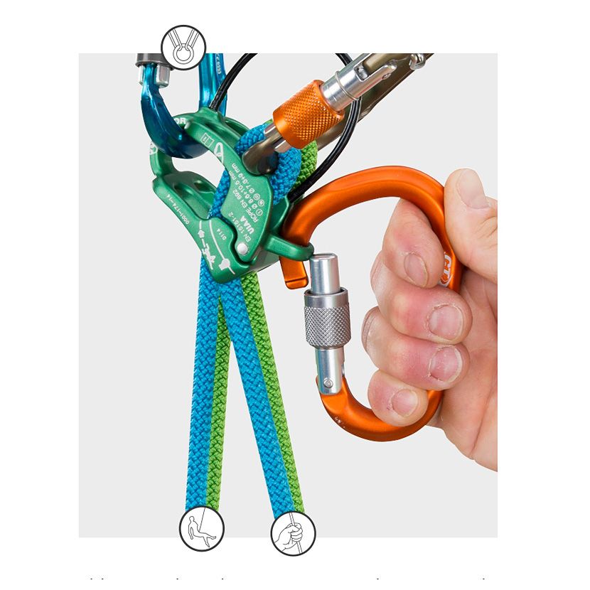Спусковий пристрій Climbing Technology Be-Up - green