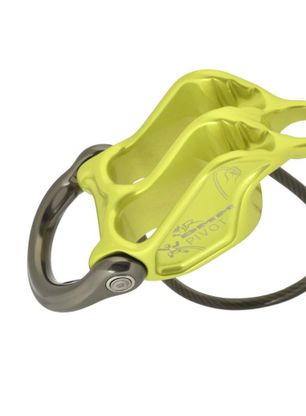 Спусковий пристрій DMM Pivot - lime/titanium