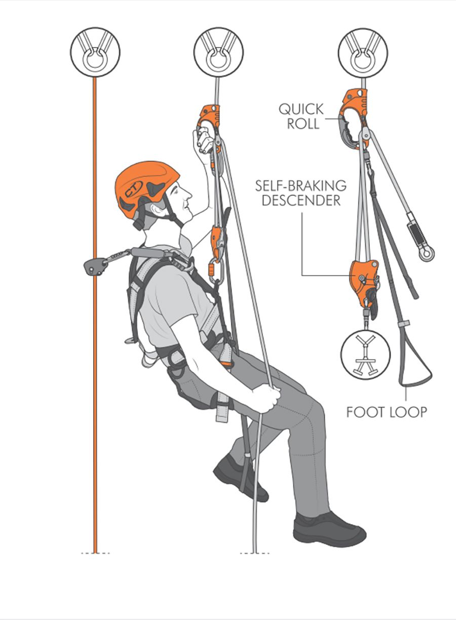 Зажим Climbing Technology Quick Roll Left - grey