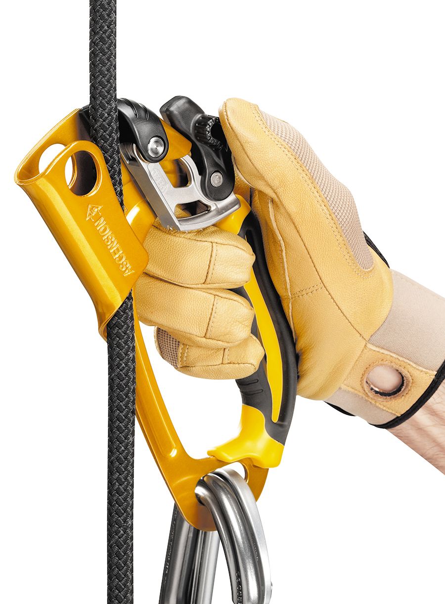 Зажим Petzl Ascension Right (Poignee) - yellow