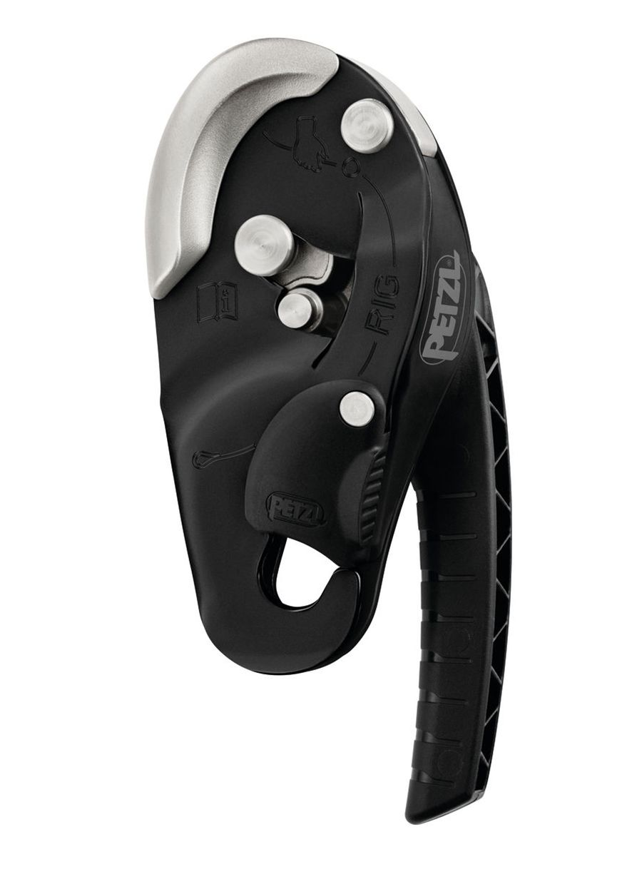 Спусковий пристрій Petzl Rig - black