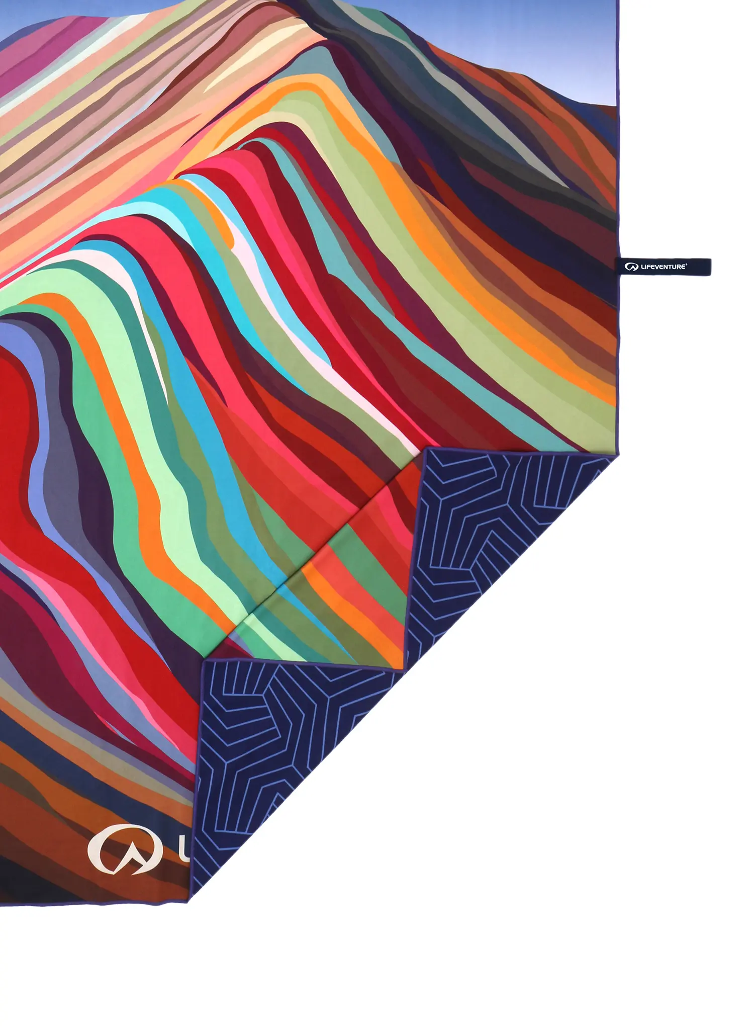 Швидковисихаючий рушник Lifeventure Recycled SoftFibre Trek Towel - rainbow mountain