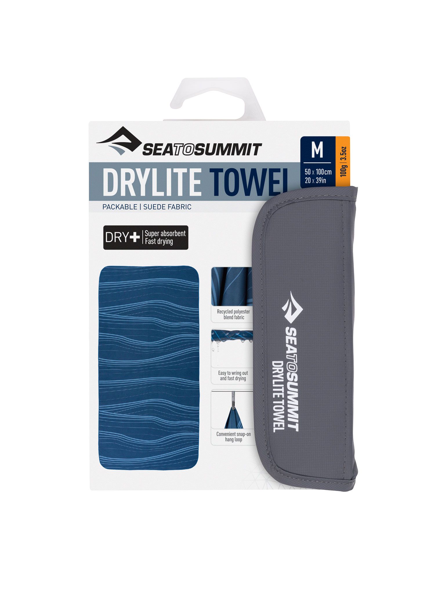 Швидковисихаючий рушник Sea To Summit DryLite Towel M - atlantic wave