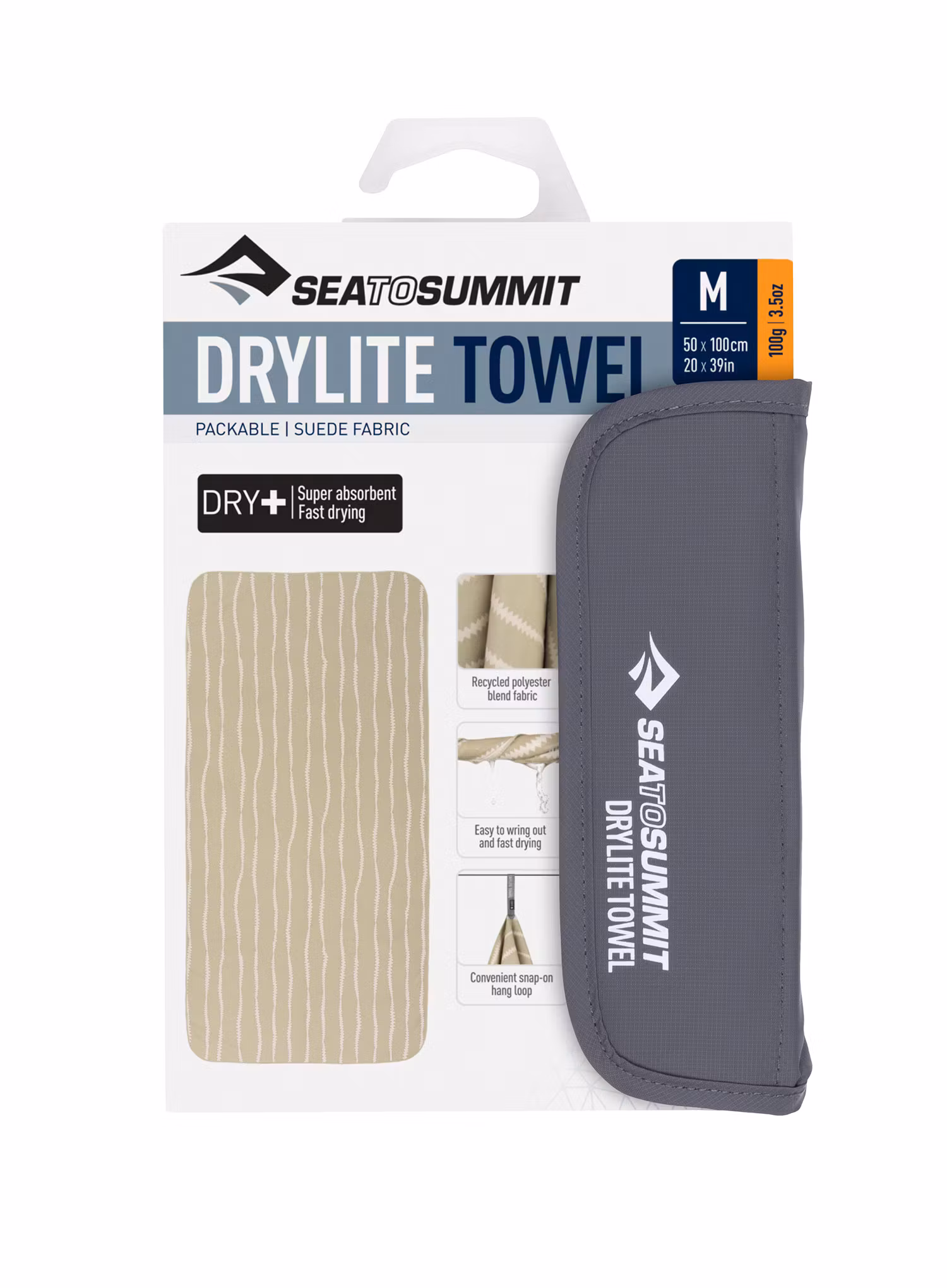 Швидковисихаючий рушник Sea To Summit DryLite Towel M - desert wind