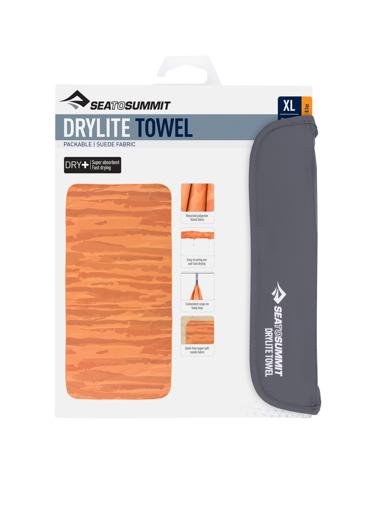 Швидковисихаючий рушник Sea To Summit DryLite Towel XL - outback sunset