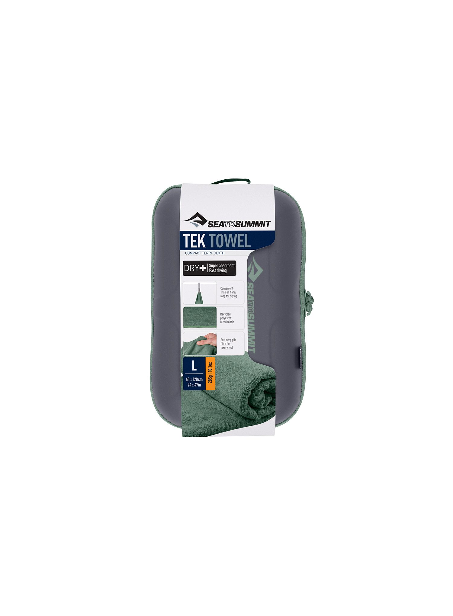Швидковисихаючий рушник Sea To Summit Tek Towel L - sage