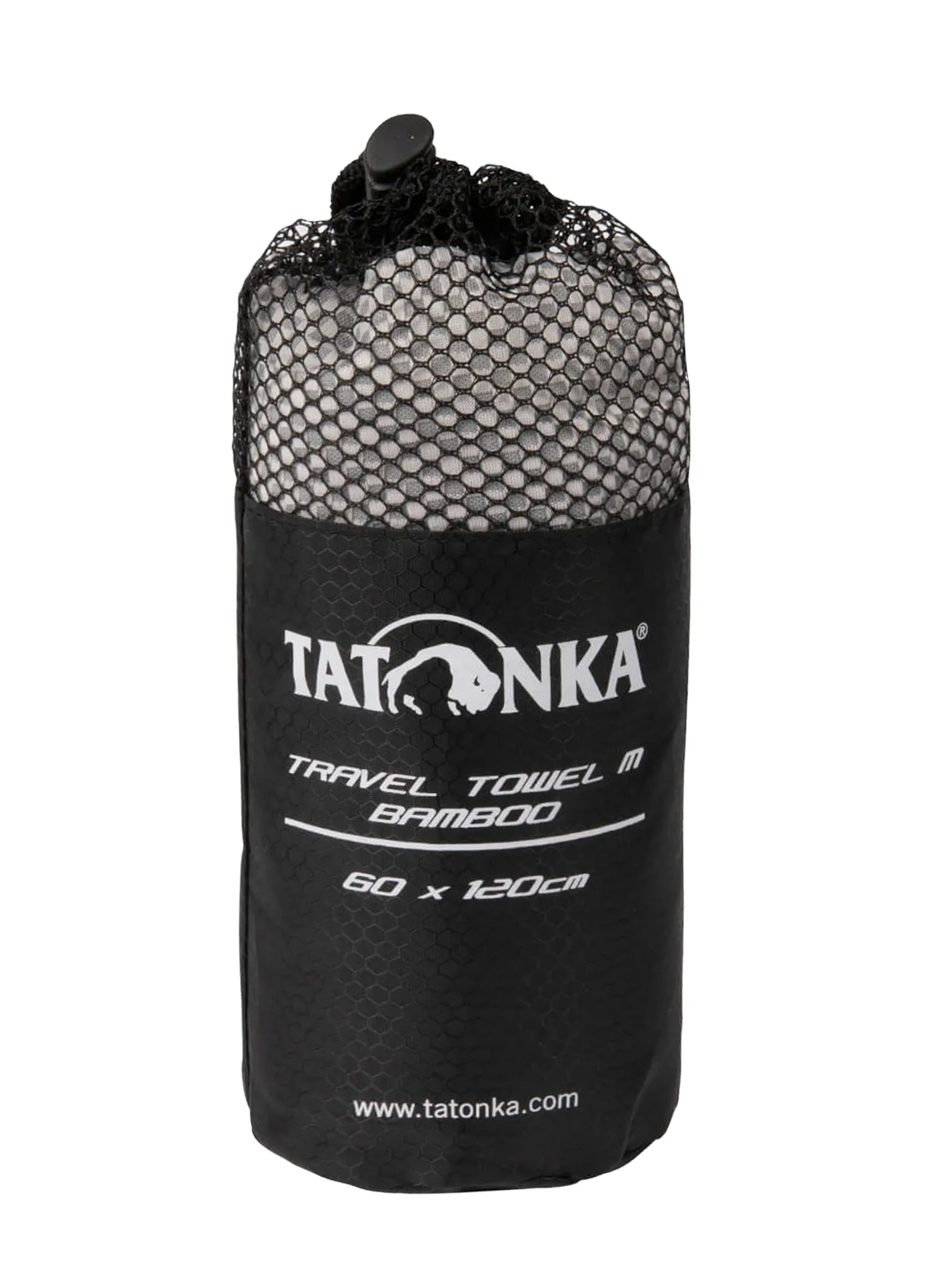 Швидковисихаючий рушник Tatonka Travel Towel Bamboo M - grey