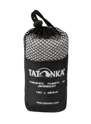 Швидковисихаючий рушник Tatonka Travel Towel Bamboo S - grey