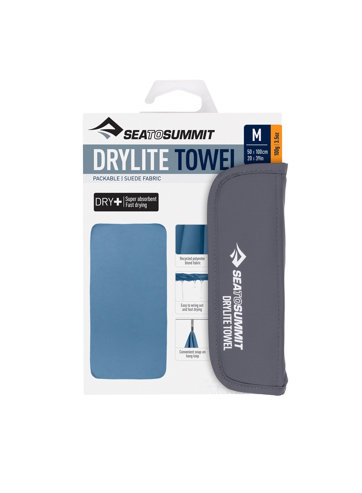 Швидковисихаючий рушник Sea To Summit DryLite Towel M - moonlight