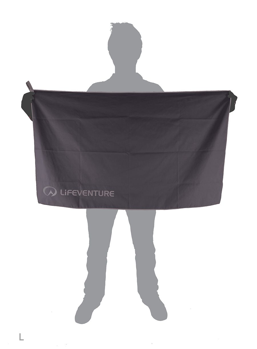 Швидковисихаючий рушник Lifeventure HydroFibre Trek Towel XL - grey