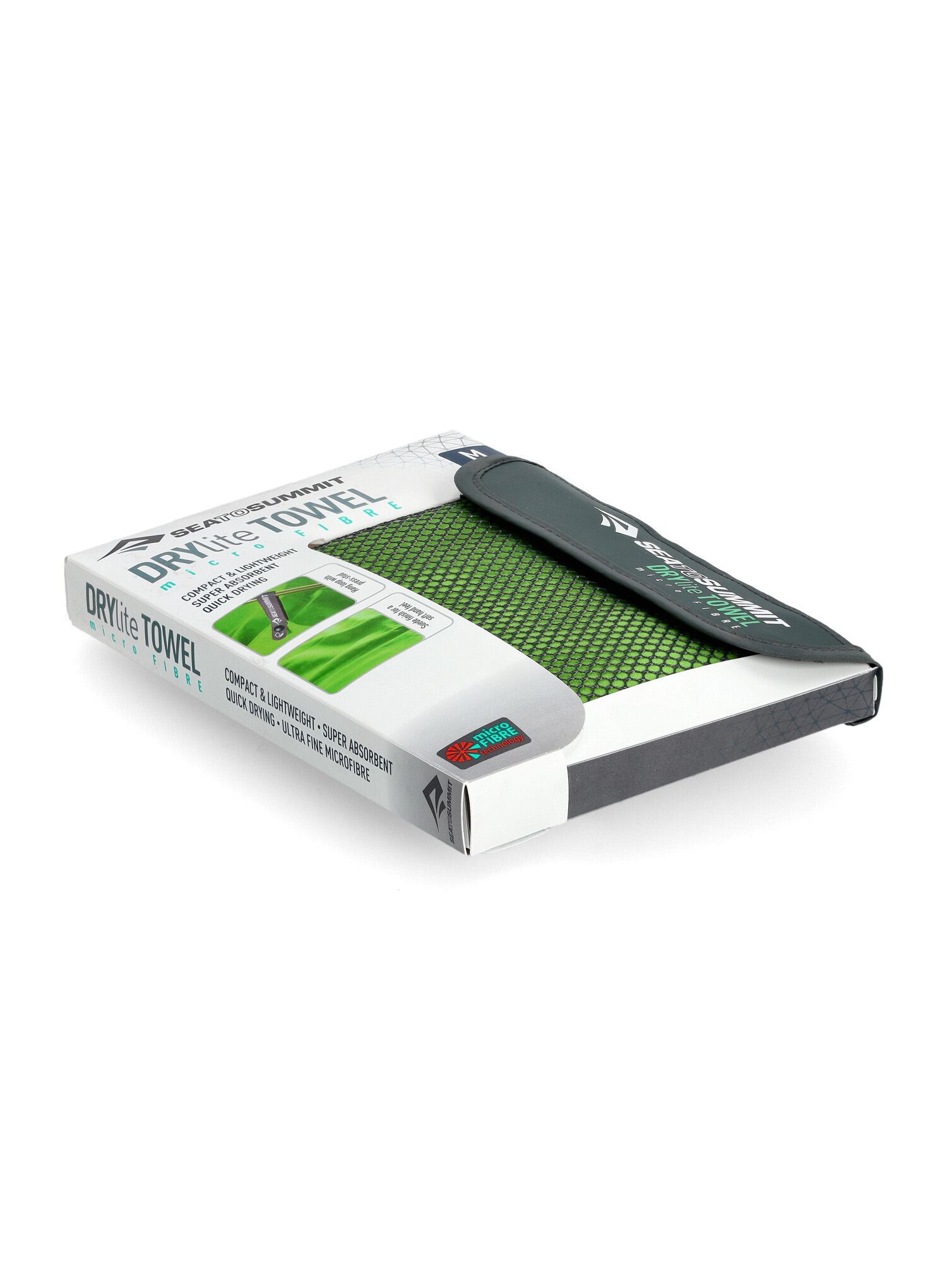 Швидковисихаючий рушник Sea To Summit DryLite Towel Antibacterial L - lime