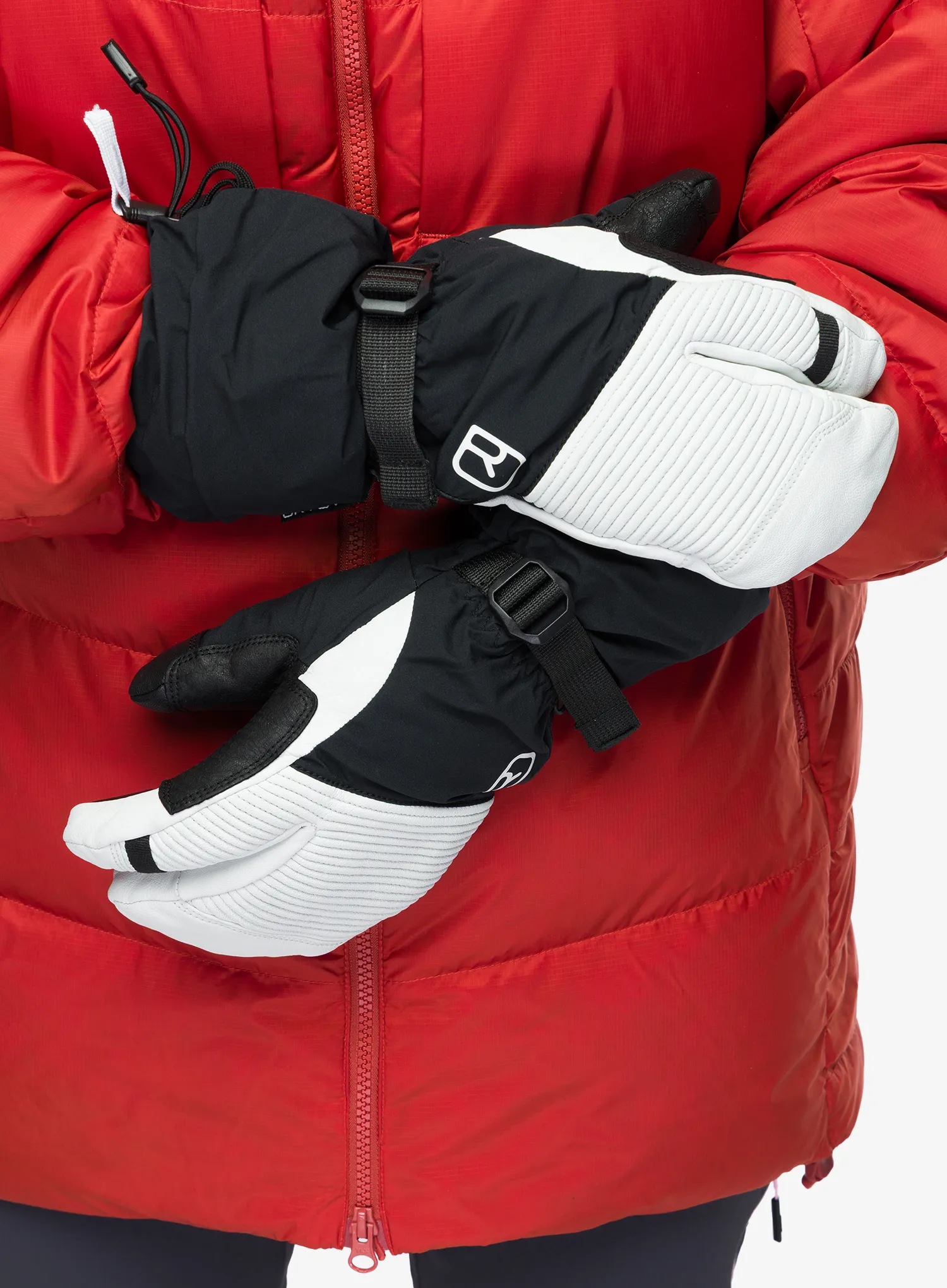 Рукавиці лижні Ortovox Freeride 3 Finger Glove Pro - black raven/black