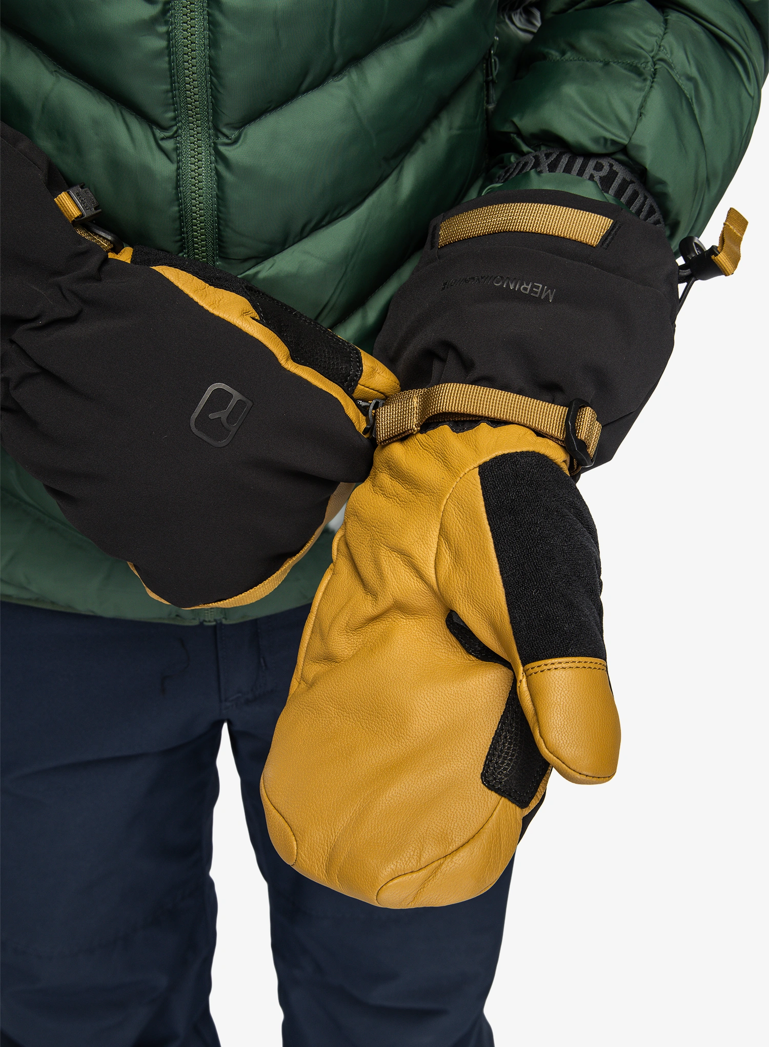 Рукавиці лижні Ortovox Merino Freeride Mitten - wild cumin