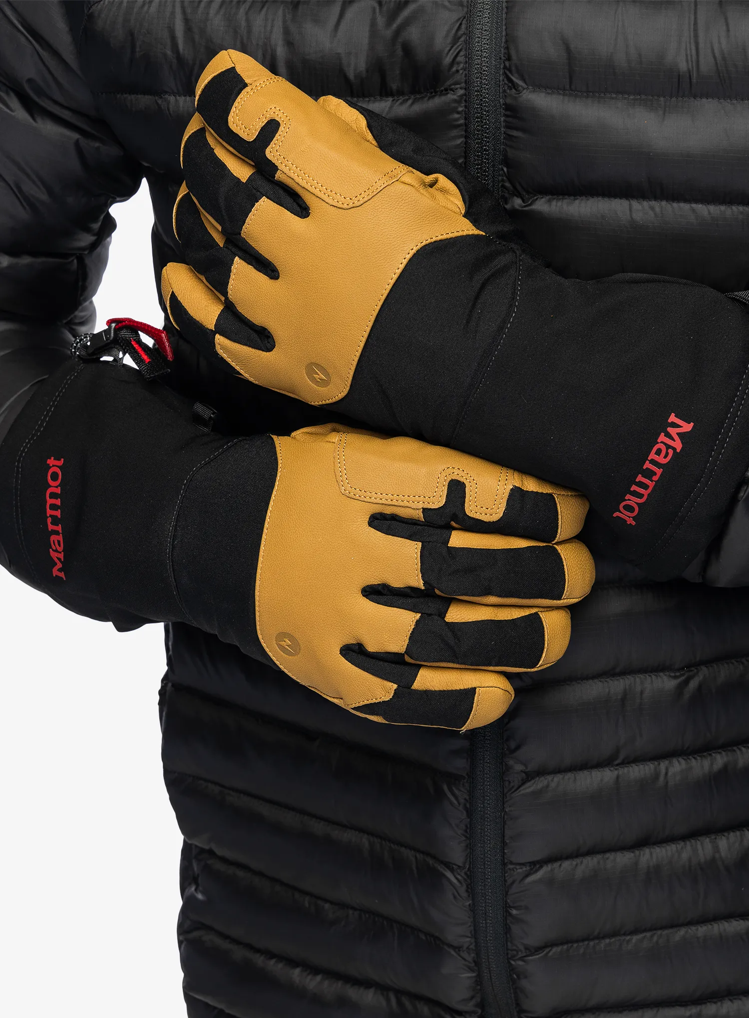 Рукавиці для гір Marmot Exum Guide Glove - black/tan