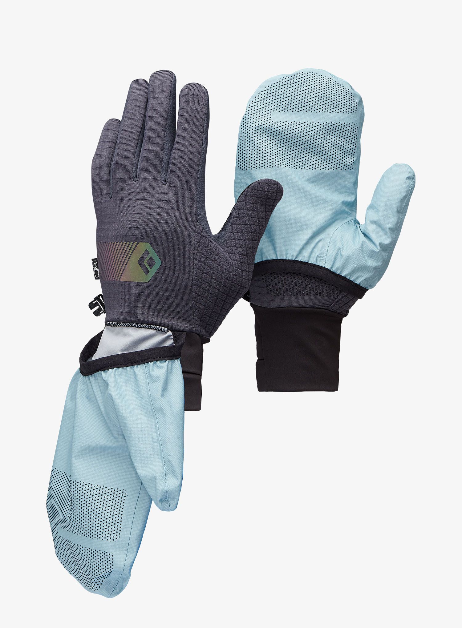 Рукавички Black Diamond Gridtech Storm Hood Gloves - carbon/glacier