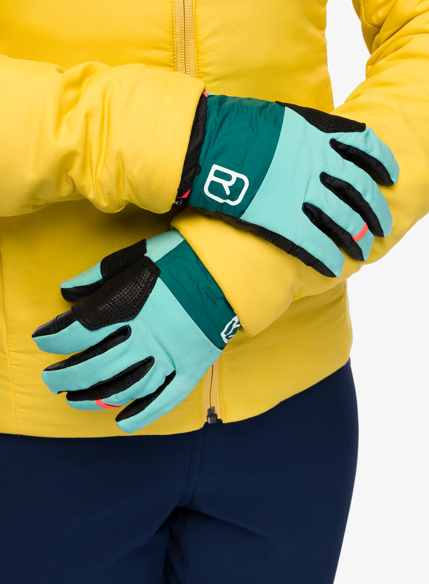 Рукавички жіночі Ortovox Tour Pro Cover Glove - ice waterfall