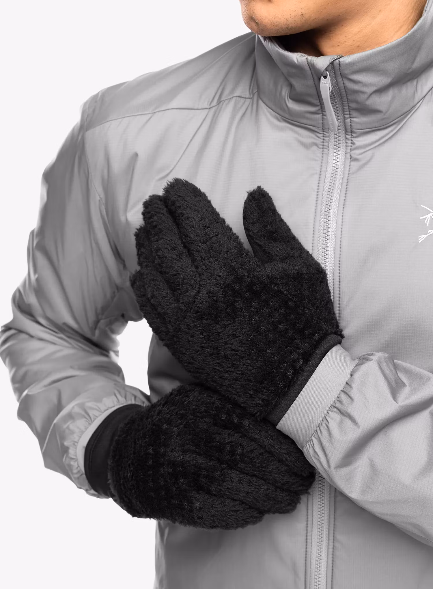 Рукавички флісові Norrona 29 Highloft Gloves - caviar