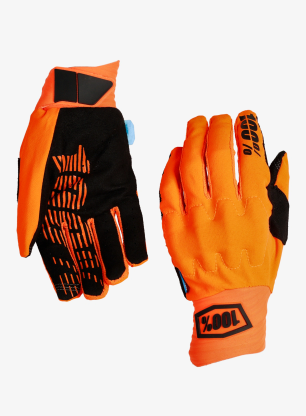 Велосипедні рукавиці 100% Cognito Smart Shock - fluo orange
