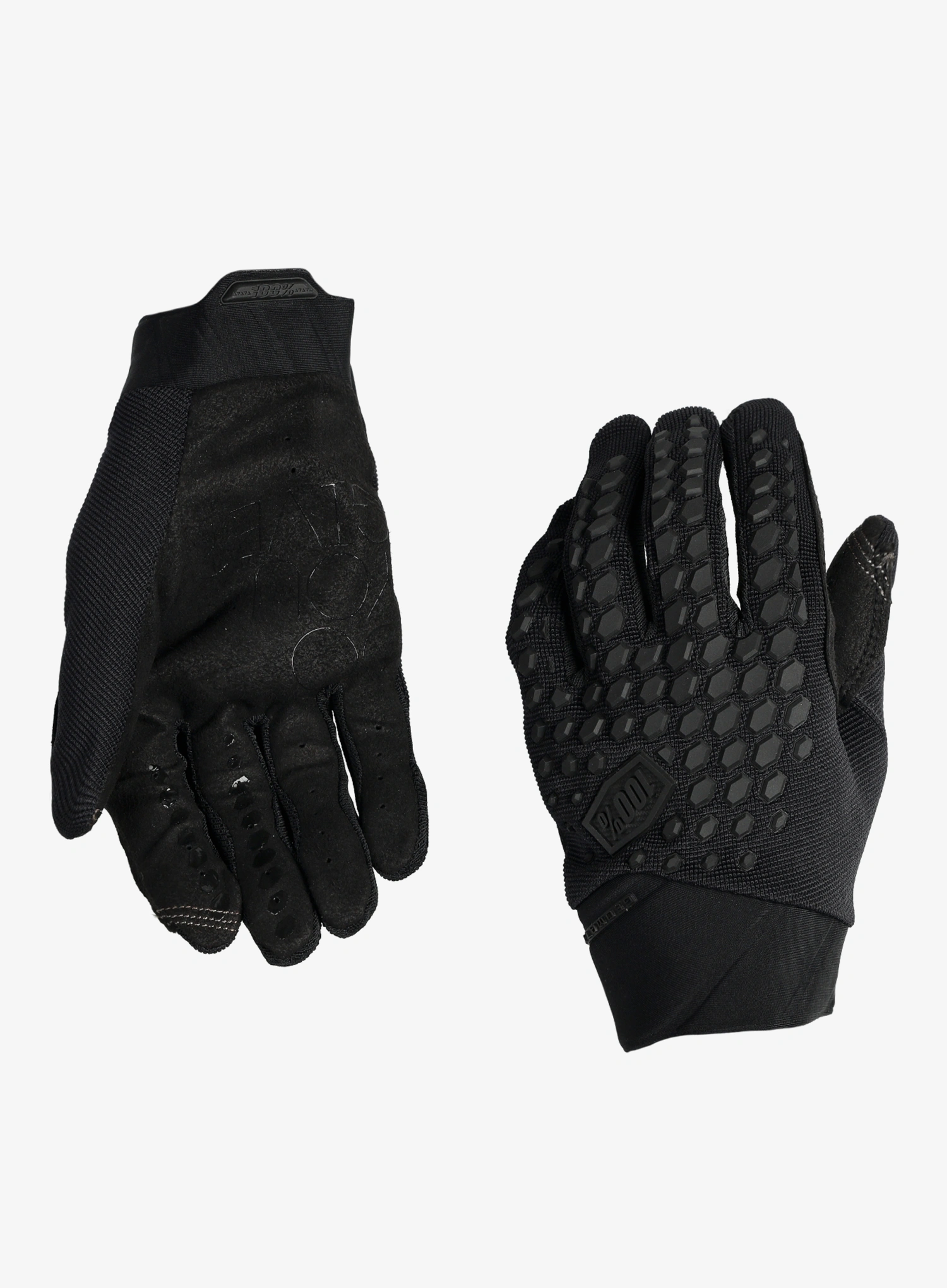 Велосипедні рукавиці 100% Geomatic Gloves - black/charcoal
